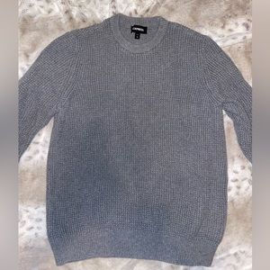 Gray Express Size Medium Knit Sweater